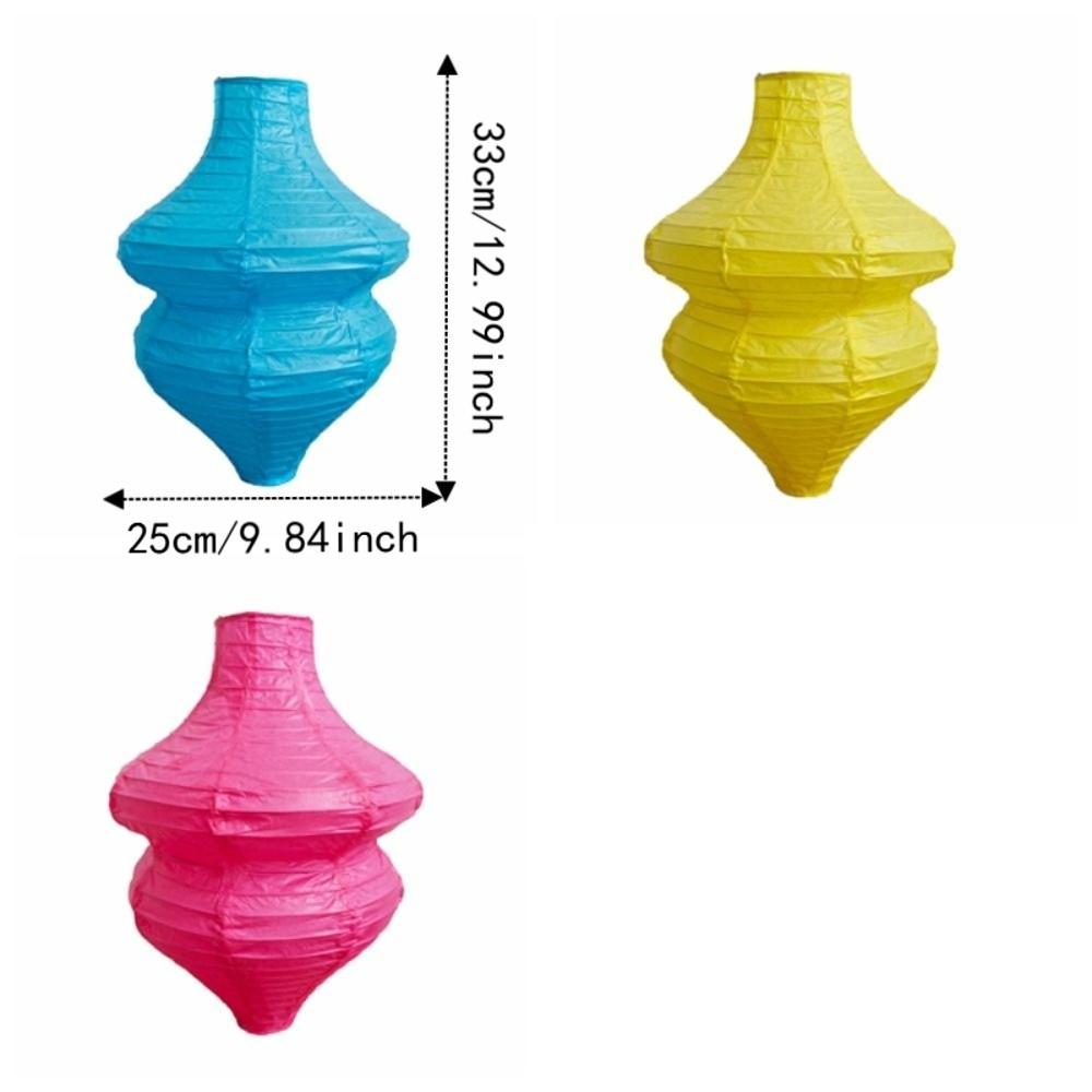 Vintage Foldable Lantern Handmade Paper Lantern Unique Hanging Lampion Homestay