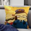 Мультяшный О-Одд Т-Такси Наволочка Наволочка Подушка Декоративная Скандинавский Винтажный Стиль Чехлы для Подушек Декор для Дома Гостиной Дивана Сиденья