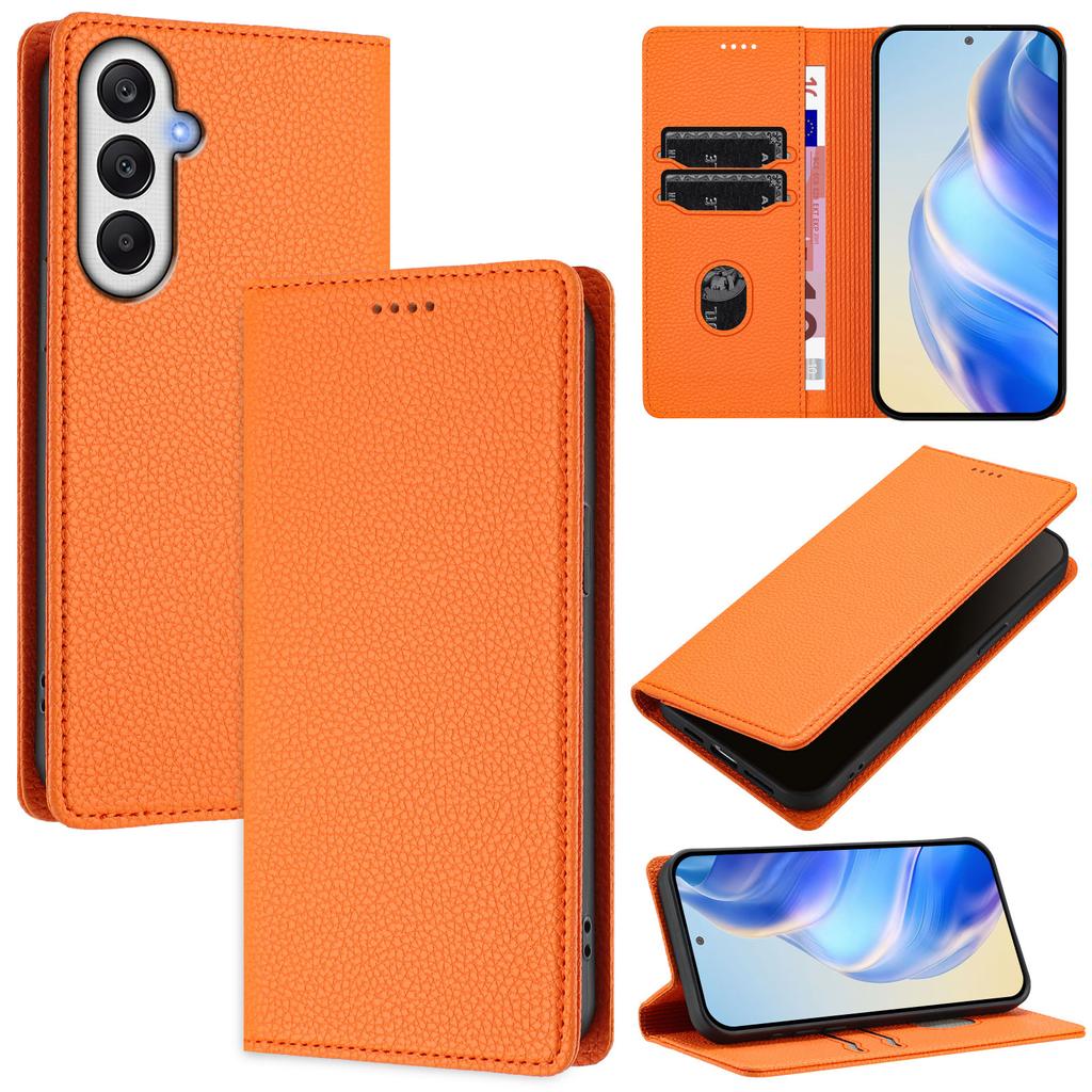 For Samsung Galaxy A36 5G Wallet Case RFID Blocking Litchi Texture Leather Mobile Cover