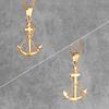 Golden Silver Color Anchor Men Necklaces Pendants Chain Punk for Boyfriend Male Stainless Steel Jewelry Creative Gift Wholesale 3