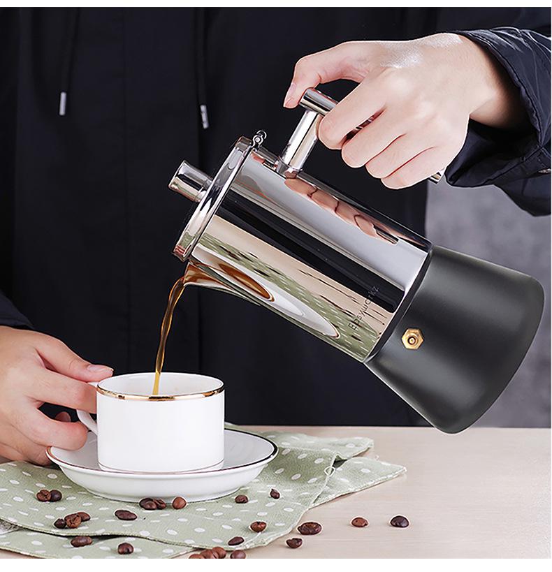 Кофеварка Мока Easyworkz из нержавеющей стали для индукционных плит