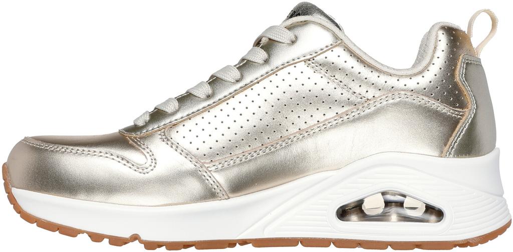 Skechers Uno - Metallixs Женские кроссовки цвета шампанского