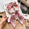 Versatile fashion floral 71 imitation silk square scarf scarf high-end polka dot neck silk scarf rhombus spring