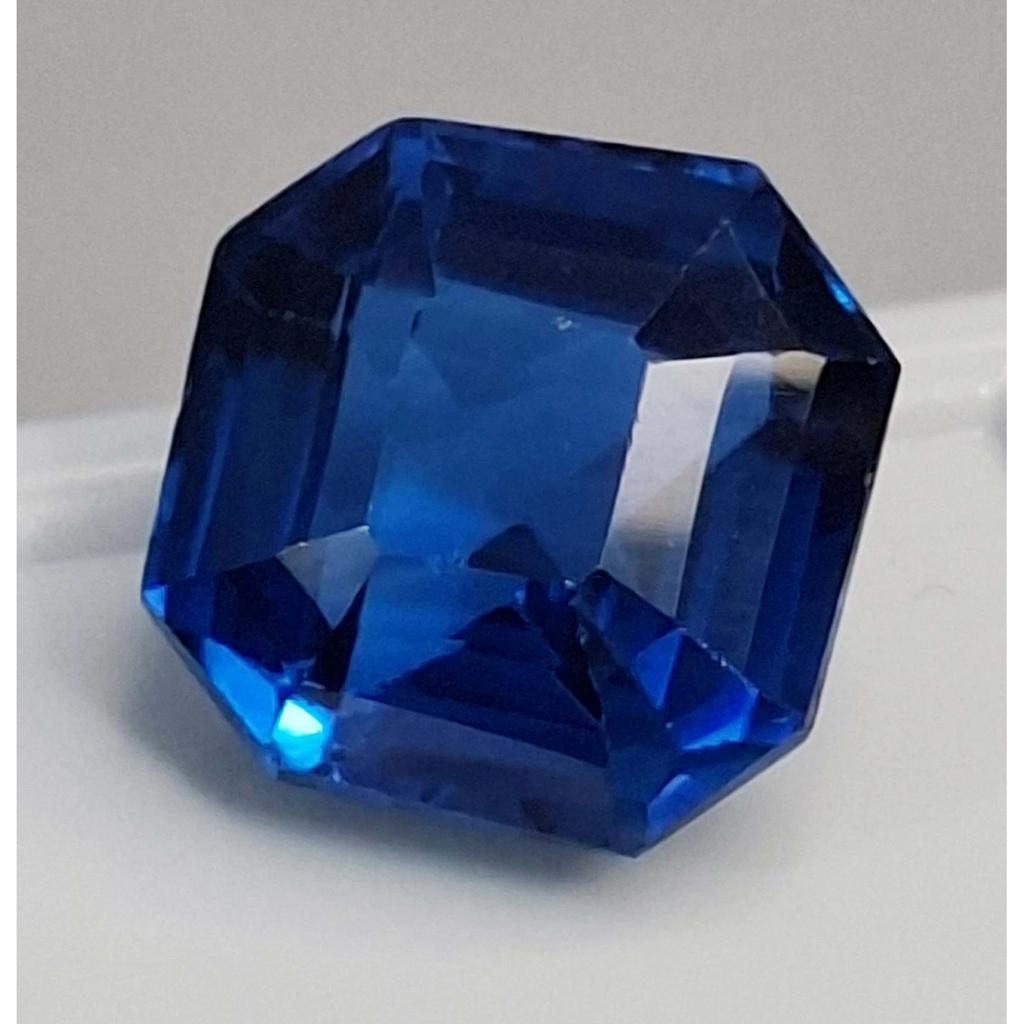 Certified Natural Shine Blue Sapphire Asscher Cut 11-13 Ct Stunning Gemstone