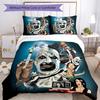 3pcs Art the Clown Terrifier1 pattern bedding set duvet cover set includes duvet cover &pillowcases, perfect all season bedroom decoration & gift