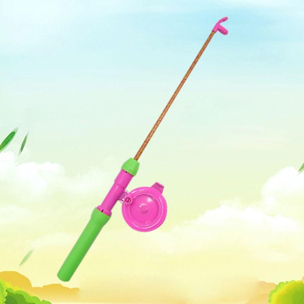 Cartoon Mini Kites Rods 38cm/58cm/80cm Fishing Rods New Children Fishing Kites Rods For Kids Gifts