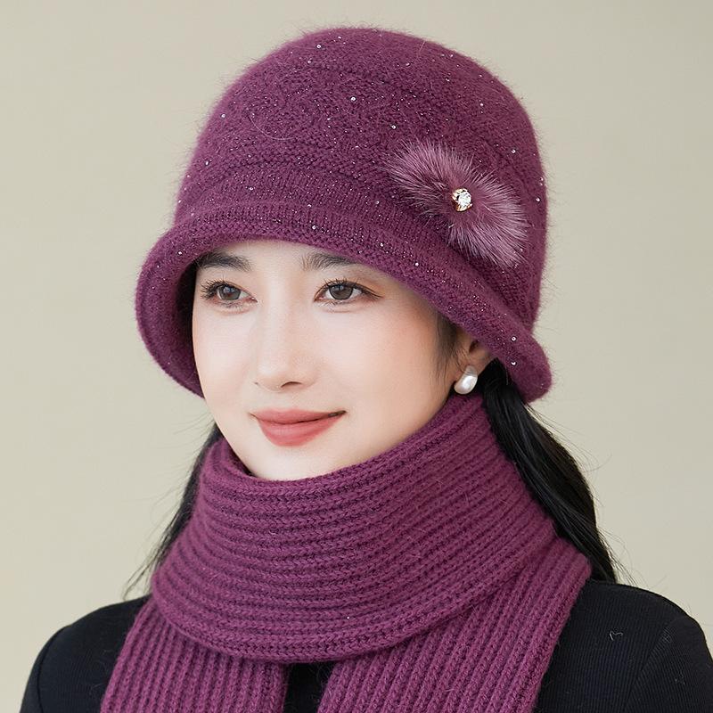 Women's Cozy Knitted Winter Beanie Hat, Korean Style Thick Warm Knit Cap, Adjustable Closure, Lightweight, Fits Well