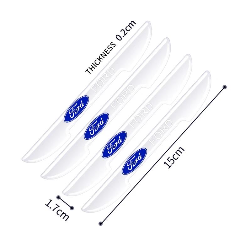 Hot New Transparent Car Door Anti-collision Protector Bumper Strip Sticker For Ford Fiesta Mondeo Fusion Explorer Escape Shelby