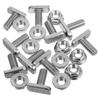 10 Sets Stainless Steel T Slot Flange Bolts M8 Thread Sliding Screws Hydrofoil Tracks Mounting Aluminum Profile Robust Precision