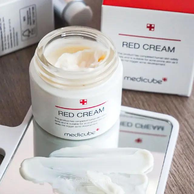 Medicube Red Cream 2.0, Moisturizing, Korean Cosmetics, Kbeauty, Sample