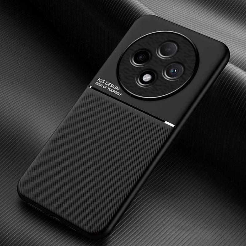 Для OPPO Reno 12F 5G чехол кожаная текстура автомобильный магнит держатель телефон чехлы для Oppo Reno12F Reno 12 F 5G CPH2637 6.7" задняя крышка