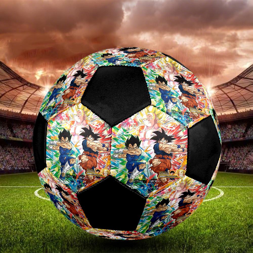 Dragon Ball Indoor Soccer Ball Colorful Machine Stitched PVC Size 5 Team Training Competition Ready Durable High-Bounce Cool Sports Gift