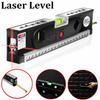 Aluminium Alloy Measuring Tape Spirit Level Laser Horizontal Vertical Line Rule