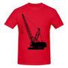 Funny Construction Crane Unisexs Printed TShirt Unisex T shirtShirt Male