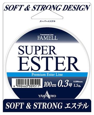Yamatoyo FAMELL SUPER ESTER 100м Прозрачная 0.4 (2 фунта)