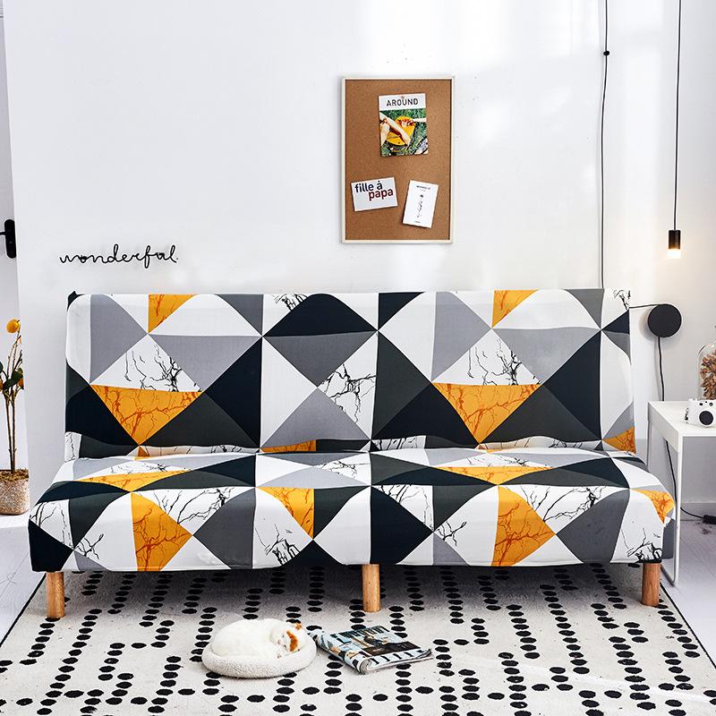 Full Coverage Elastic Sofa Bed Cover, Armless Sofa Cover, Cross-border Sofa Bed Dust Cover