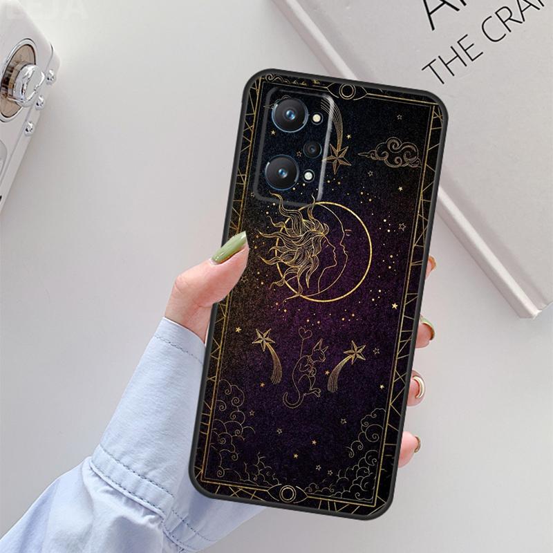 Полумесяц Солнце Для Realme C61 C75 C55 C51 C21Y C25S C67 C53 13 12 10 11 14 Pro Plus GT 6T 6 5 GT7 Pro Чехол