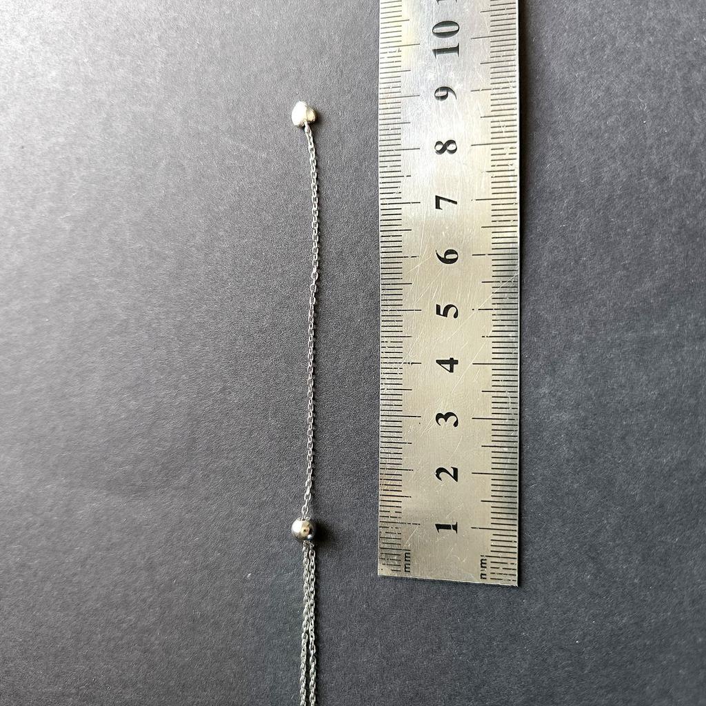Серебряное колье с без камней, вес изделия 2,75 гр (2159247)