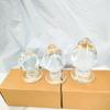 VaHppy Glass анальные пробки Круглые Сердце 5.5/6/6.5см От Новичка до Пепла Гей Секс-Игрушки Продукты для Взрослых Пар