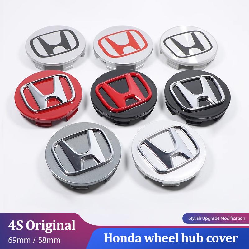 kymcz10 4Pcs Car Wheel Hub Cover Rim Center Cap Accessories For Honda Civic Fit Jazz Accord Pilot CRV Odyssey Passport City Shuttle HRV