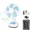 12 Inch Solar Oscillating Fan 3W Solar Powered Table Fan Built-in 4500mAh Large Capacity Battery