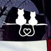 Lovely Cats Car-Styling Vehicle Body Window Reflective Decals Sticker Decor