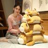 Новые Огромные 35-75СМ Милые Плюшевые Игрушки Собаки Корги и Сиба-ину Каваи Лежащая Подушка Хаски Мягкие Набивные Куклы Животные Дети Ребенок Подарок