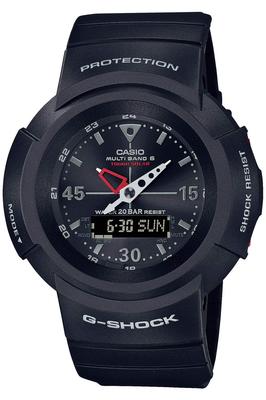Мужские радиоуправляемые часы Casio Solar Black G-Shock AWG-M520-1AJF,
