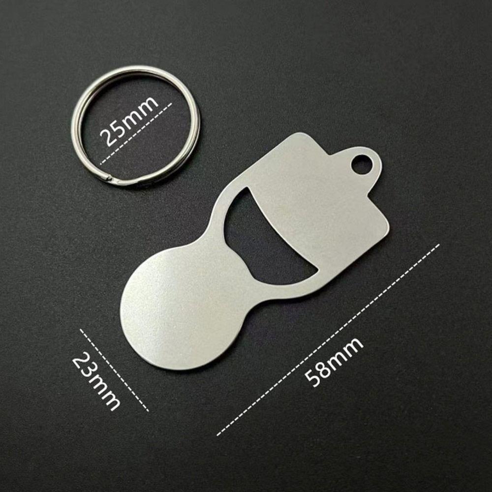 Removable Shopping Trolley Tokens Stainless Steel Shopping Carts Key Release Key Keychains