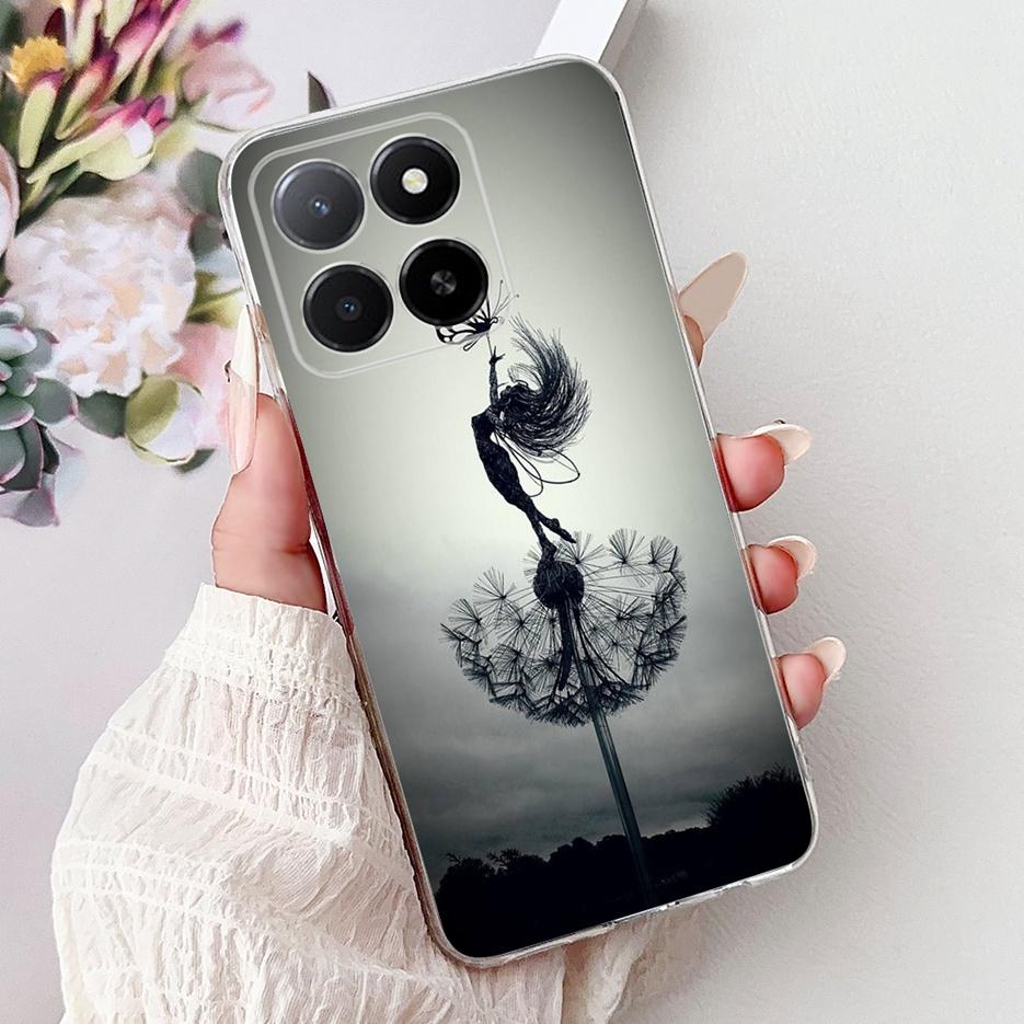 Чехол для Honor X5b 4G GFY-LX2 Милый Расписной Чехол Прозрачный Силиконовый Мягкий ТПУ Чехол для Телефона Для Honor X5b Plus HonorX5b Задняя Крышка Coque