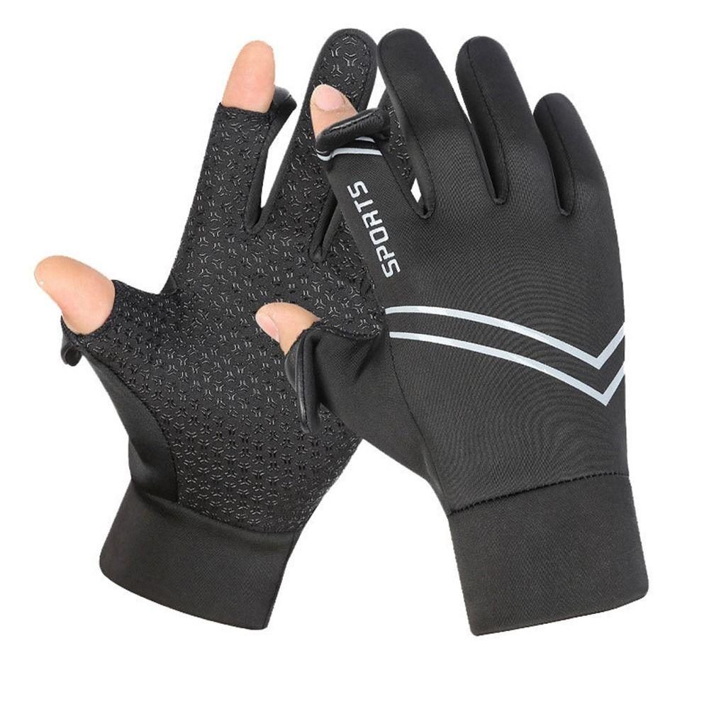 Двухслойные утепленные перчатки с сенсорным экраном, противоскользящие, термоперчатки для снега, для пешего туризма