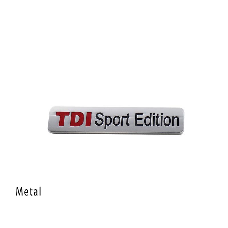 Автостайлинг TDI Sport Edition для Боковины Крыла Автомобиля, Наклейка-Эмблема для Багажника