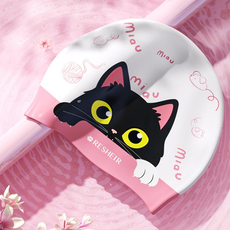 Шапочки для плавания с героями мультфильмов, водонепроницаемые, милые детские шапочки для плавания для мальчиков и девочек, защита ушей, шапочки для плавания, аксессуары для бассейна