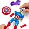 MixMashers Marvel Captain America Avengers Mix and Match Action Figure & Accessories