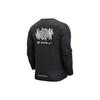 Вязаный топ для бега с длинными рукавами и принтом Wild Run Pacer, мужские топы для бега Dri-Fit, черный DJ0595-010