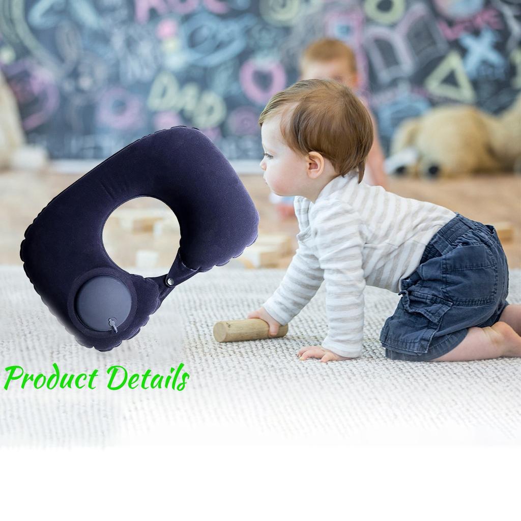 Надувная шея полностью шея для путешествия на самолете автомобиль