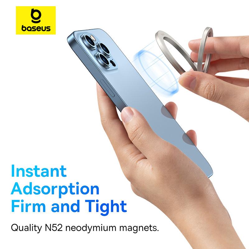 Baseus Магнитный держатель для телефона, подставка для мобильного телефона, держатель для кольца на палец, поддержка iPhone 14 13 Pro Max, аксессуары для Samsung