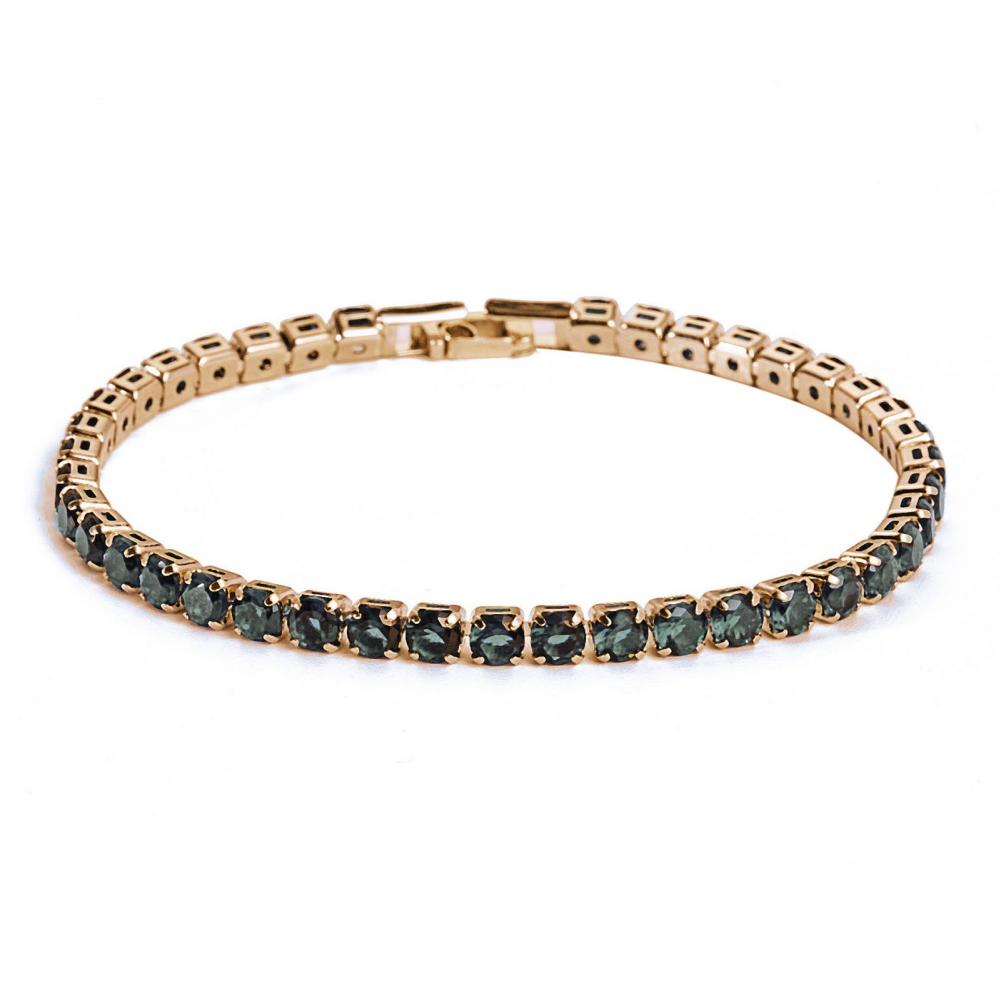 Модный браслет Стразы Нежный Изысканный Разноцветный Сверкающий Нарядный Восхитительный Теннисный браслет Женские украшения на запястье