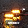 4pcs 3leds Motorcycle Indicators Mini LED Turn Signal Light Flasher Amber Signal Lamp Blinker Intermitentes Moto for Honda