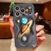 Магнитный чехол для телефона с принтом мультяшной планеты Для iPhone 17 Pro Max 16 15 14 13 Pro Max Для Magsafe Беспроводная зарядка Жесткая задняя крышка