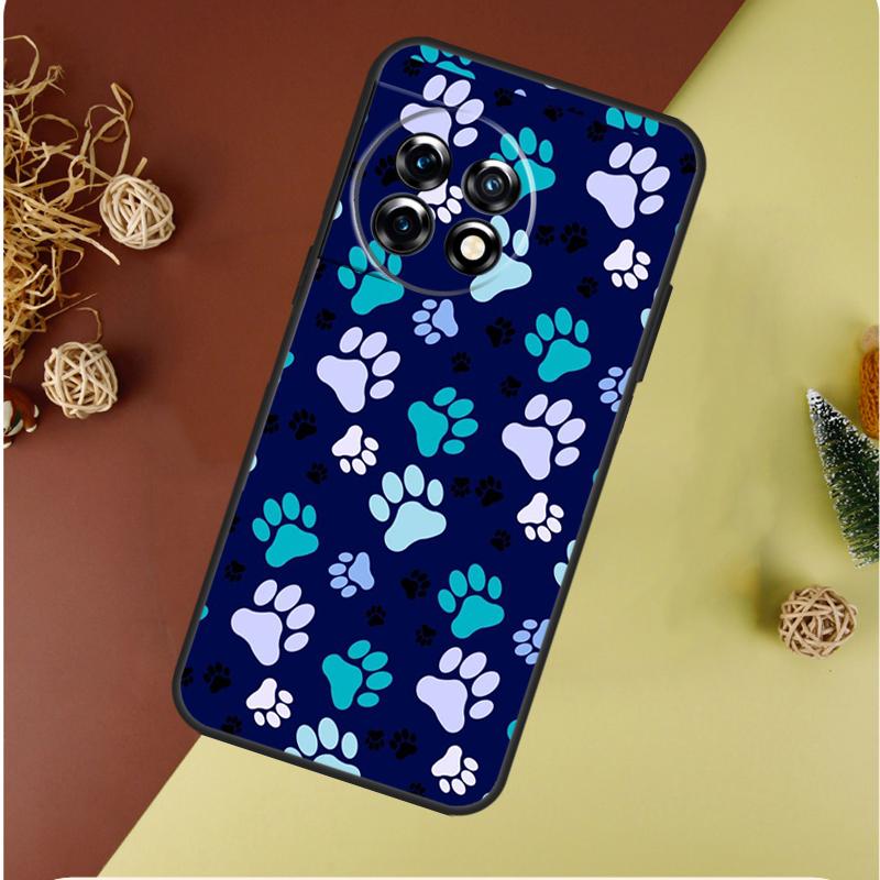Dog Paw For OnePlus 13 13R 12 12R 11 9 10 Pro 8T 9RT 10T 10R N20 N30 Nord CE 2 3 4 Lite Phone Case