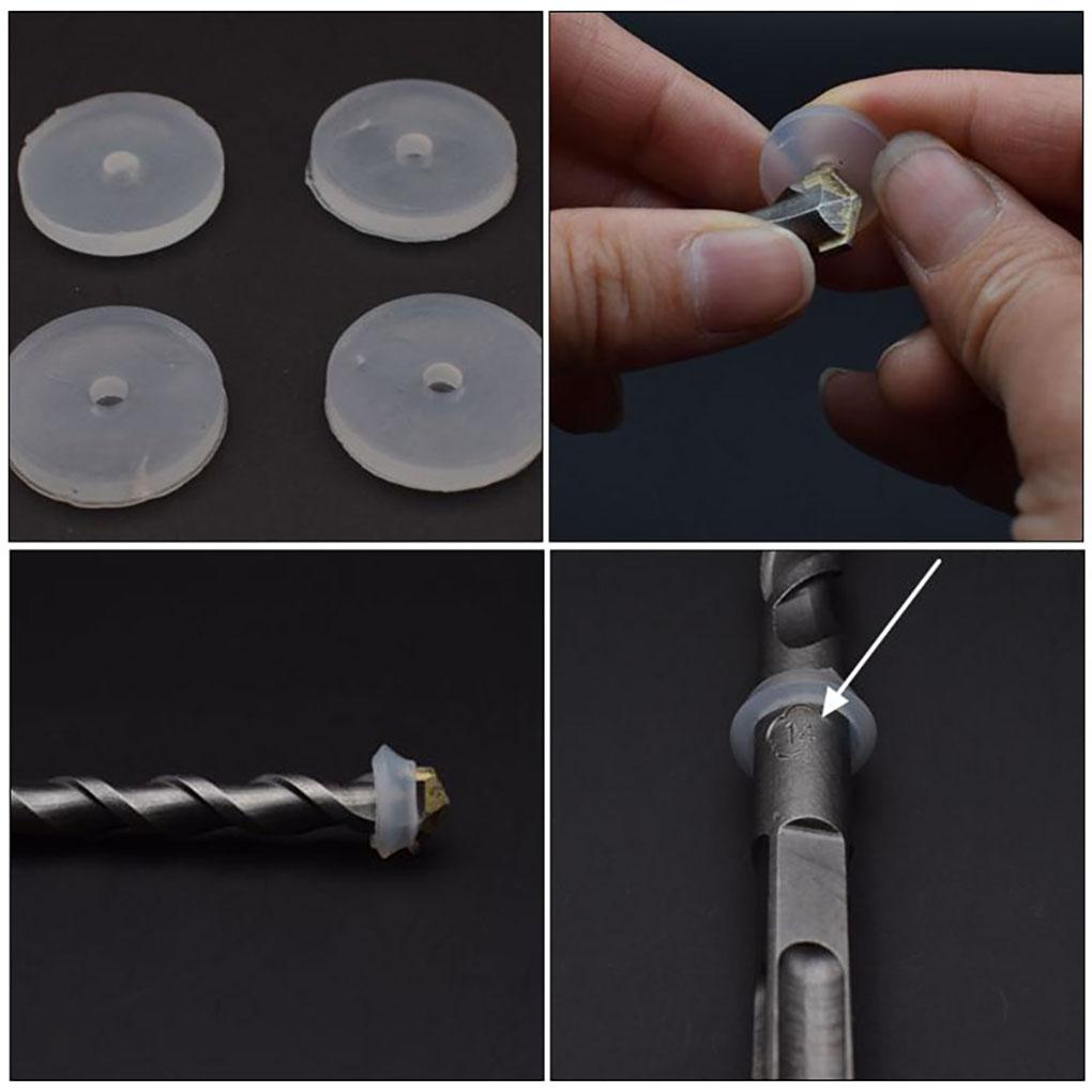 Силиконовый чехол для дрели Защита от пятен грязи пыли Универсальный Промышленный Пылеуловитель Защитный кожух Запасные части Аксессуары