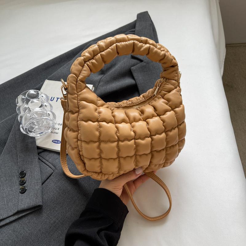 Дизайнерские брендовые сумки для женщин, роскошные сумки через плечо, женские сумки, зимние сумки-тоут из кожи с пуховой подкладкой