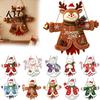 Festive Porch Signs Wooden Christmas Hanging Pendant, Cartoon Welcome Sign for Front Door, Snowman Wall Art Decor with Cute Snowman/Bear/Penguin/Cat