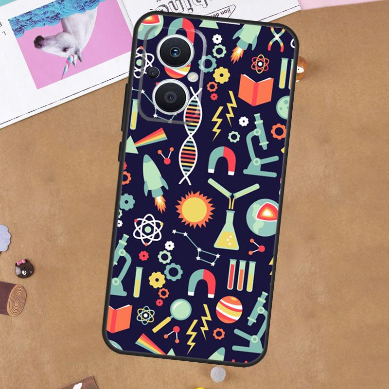 Символы Математика Наука Физика Формулы Для OPPO Reno 7 8 Lite 10 11 12 13 14 Pro 8T 11F 12F 13F 14F OPPO Find X8 X5 X6 X9 Pro Чехол