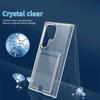 Подходит для Samsung S24 Ultra Прозрачный чехол для мобильного телефона TpuS25 Акриловый S22 Карта S23 Защитный чехол NOTE20