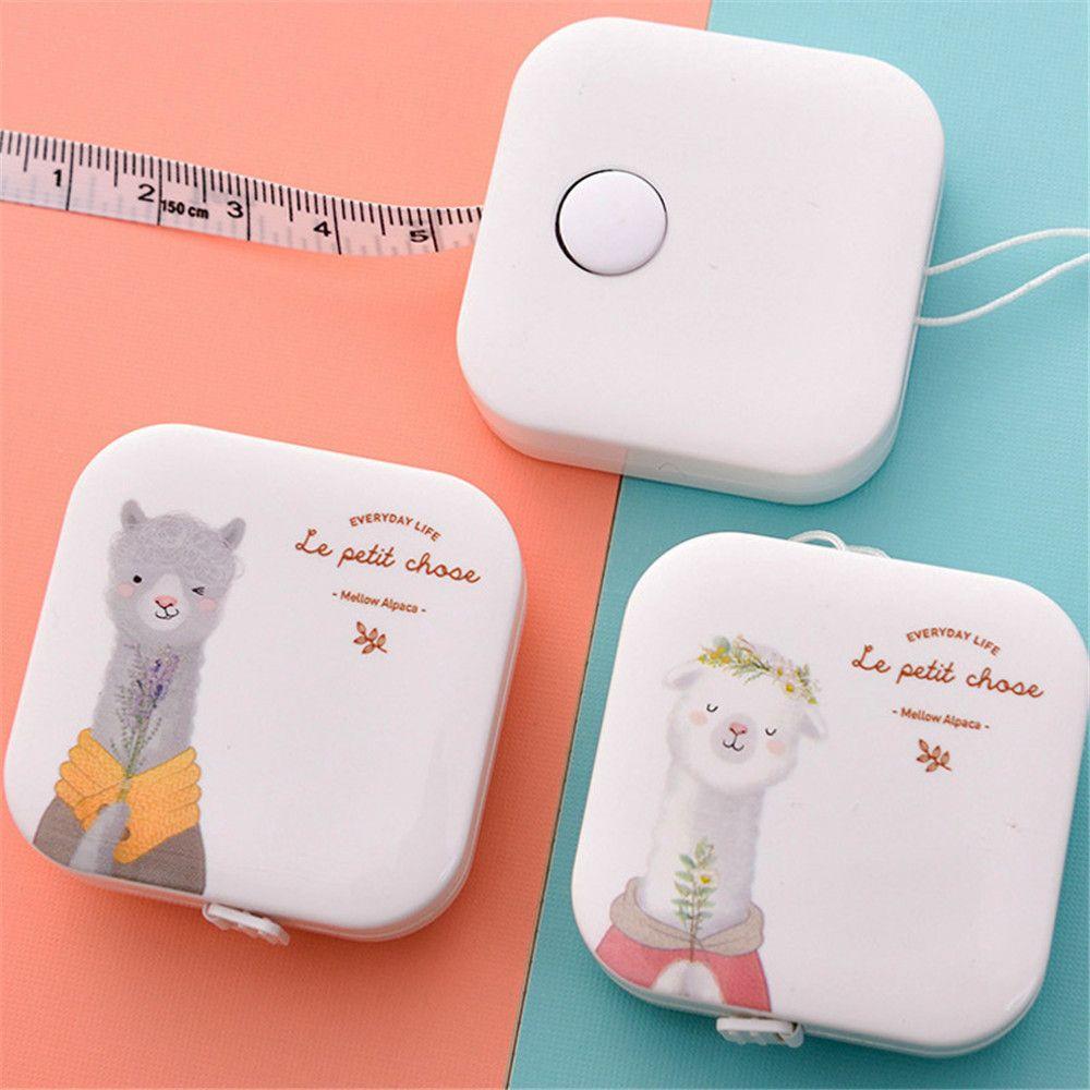 Useful Creative Tailor Retractable Tape Cloth Making Dieting Sewing Measure Ruler Alpaca Roll Tape
