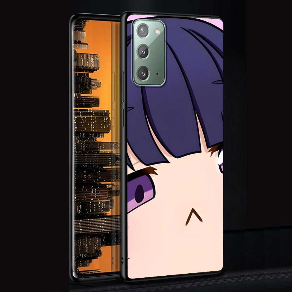 Genshin Impact Case for Samsung Galaxy Note 20 Ultra 8 10 Lite 9 TPU Phone Cover Note 10 Plus Black Soft Shell Funda Capa