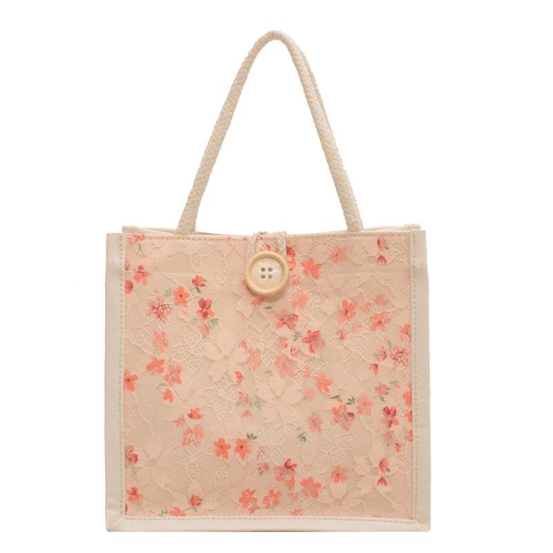 Корейская версия Ins Mini Tote Bag для женщин, новая модная студенческая универсальная сумка на одно плечо для ланч-бокса