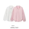 Araltay New Arrival Fashion Style Women's Clothing Fashion All-Match V Neck Puff Sleeve Shirt Tops 1268594002